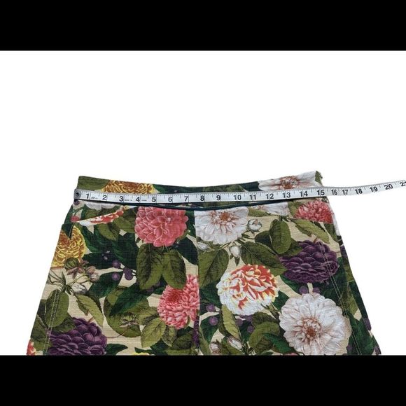 Anthropologie Elevenses Ranunculus Bloom shorts sz 4 - Picture 16 of 16